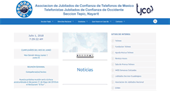 Desktop Screenshot of jubilados-confianza-telmex-tepic.org